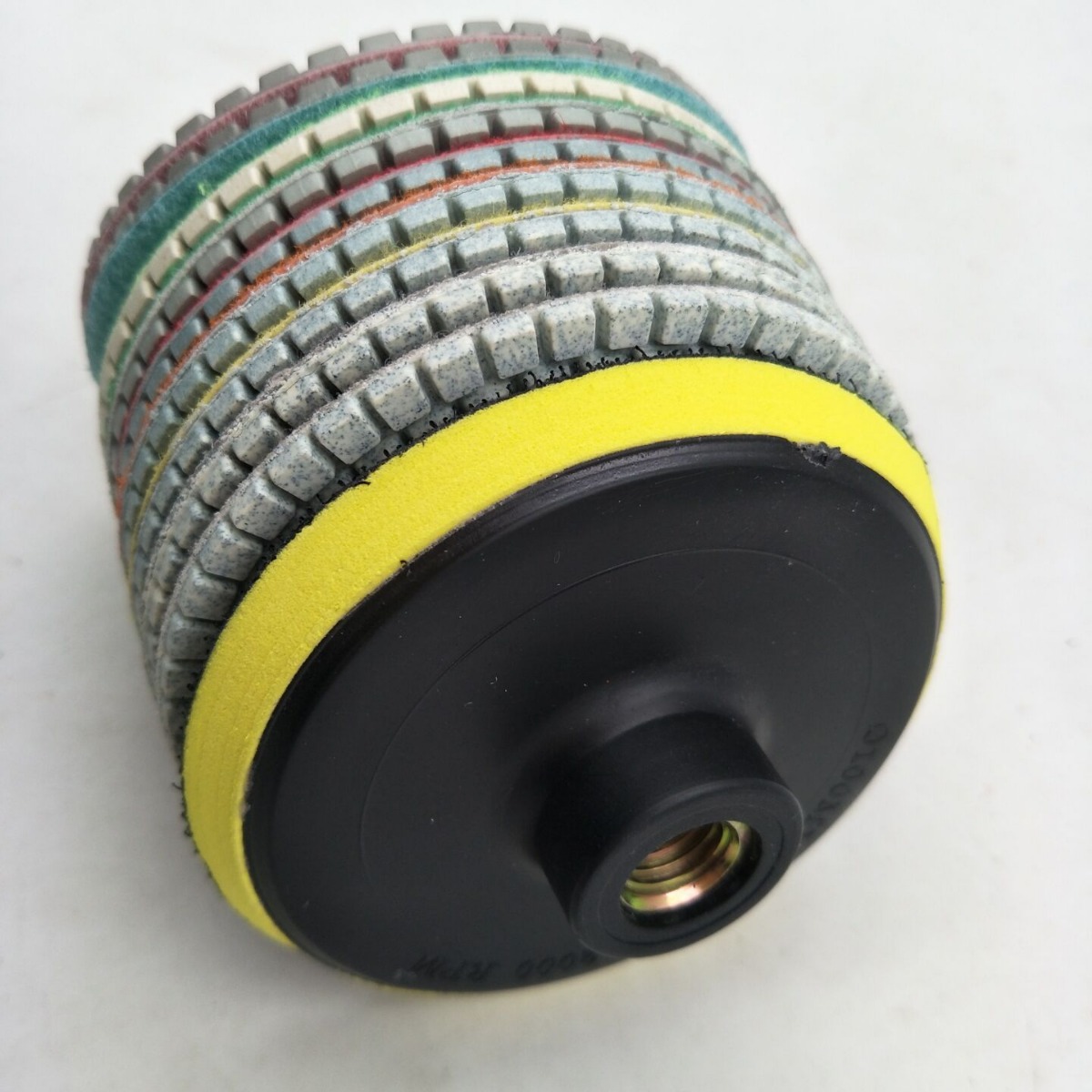 四寸金刚石软磨片10件套出口套装组合金刚石水磨片套装角磨机