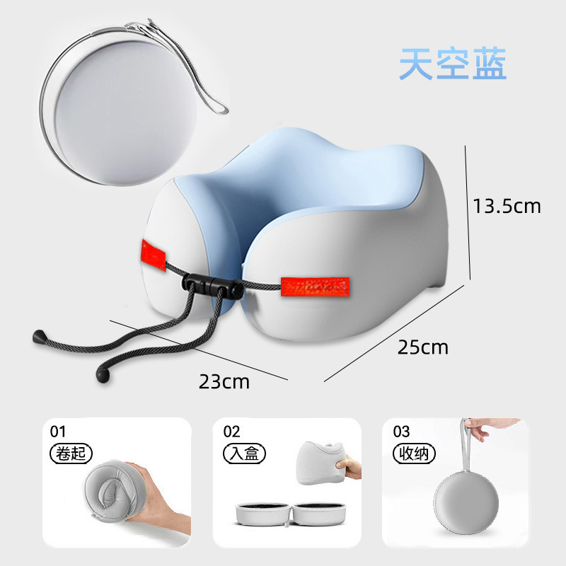 源头厂家记忆棉u型枕护颈枕头午睡枕脖枕颈椎靠枕便携u型旅行|undefined