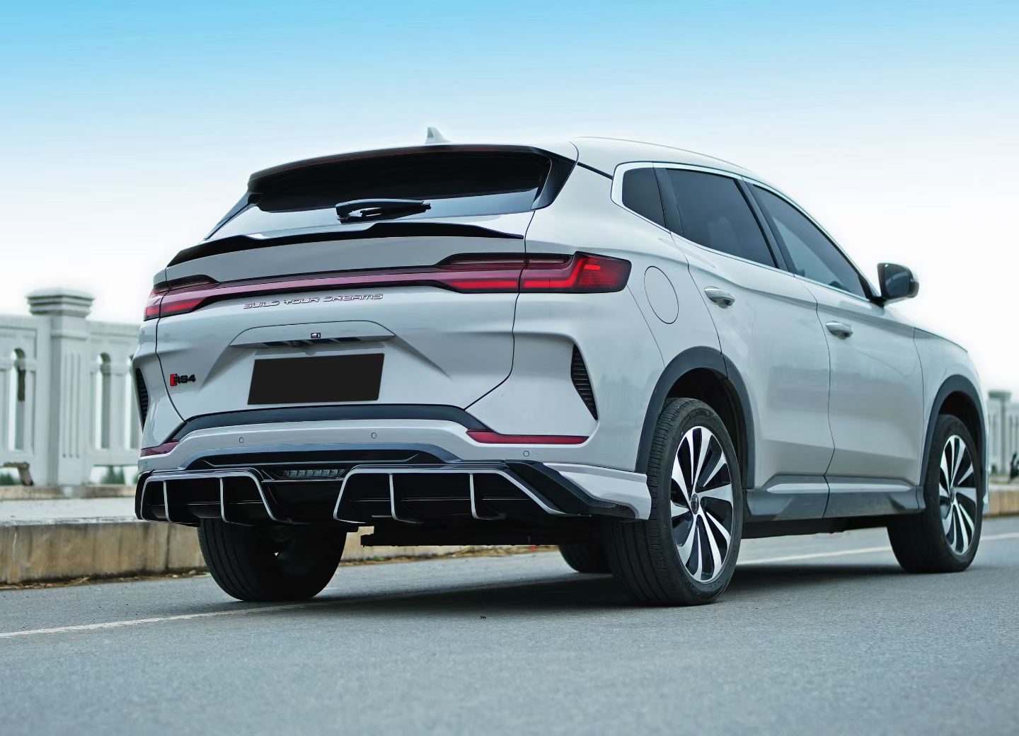 Suitable for 23-25 Byd Song Plus Front Spoiler Modification, Small Body Kit, Rear Diffuser, Rear Wing, Front and Rear Lip