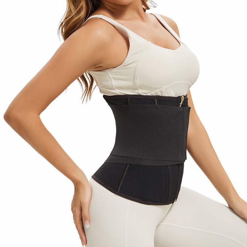 Nuevo listado cinturón deportivo cinturón zipper reloj de arena cinturón plástico tela de malla cintura sellado vestido de cuerpo