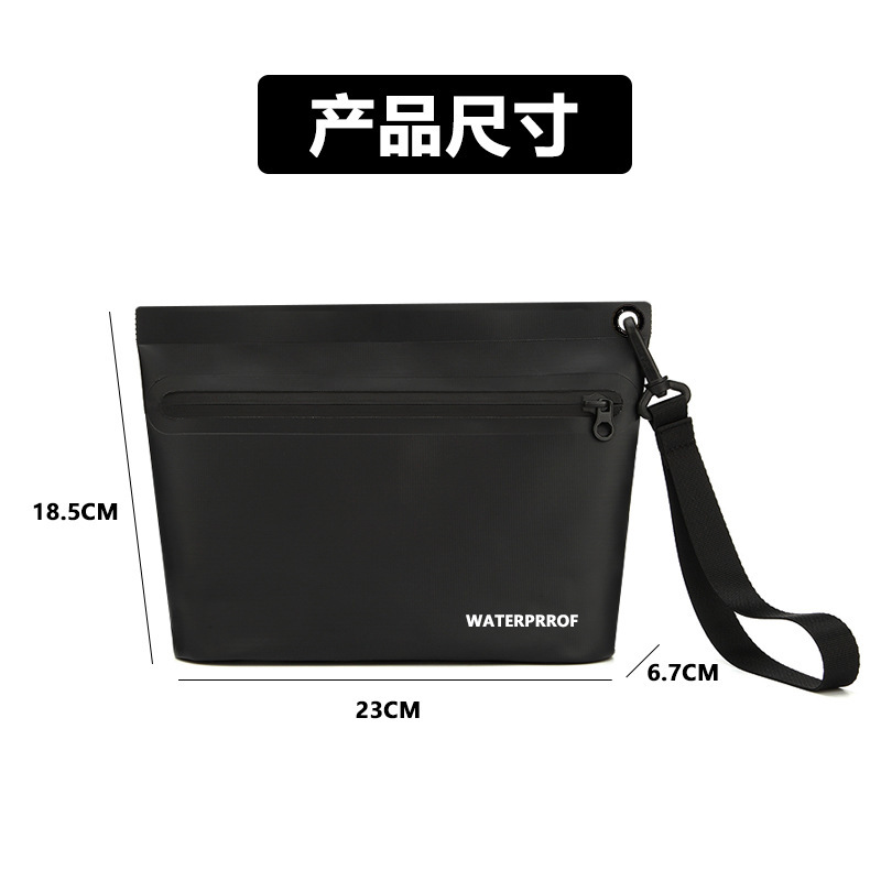 Ventas calientes de nuevos productos separación seca y húmeda bolsa de mano impermeable bolsa de lavado de viaje portátil bolsa de almacenamiento de arena de PVC bolsa impermeable