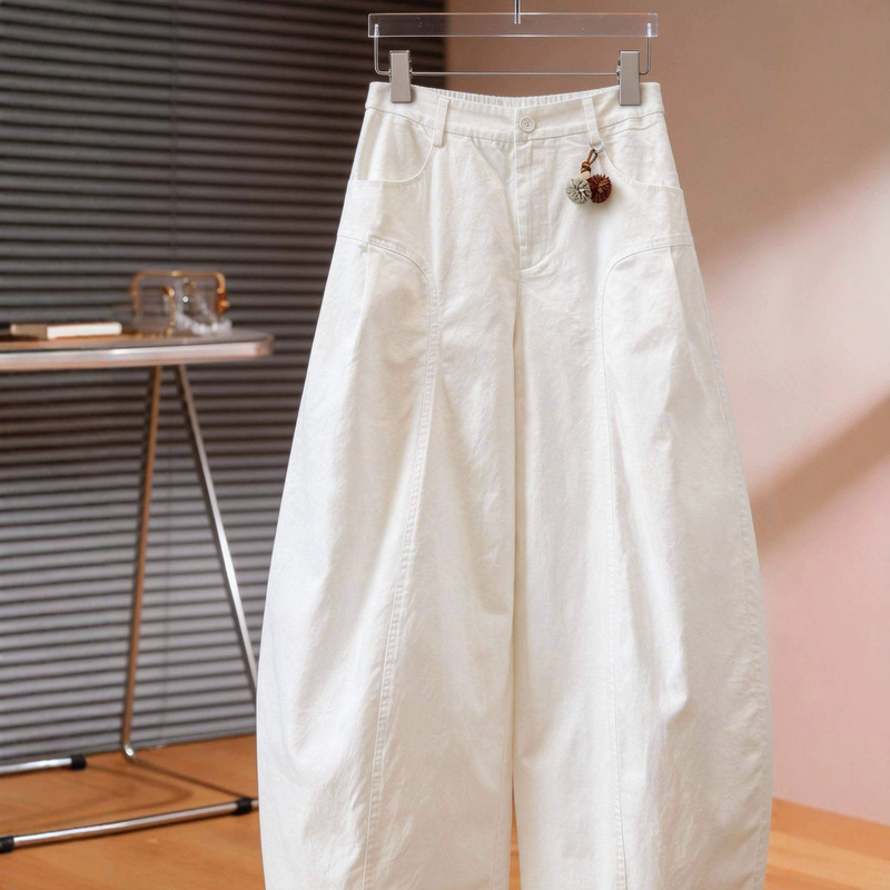 Authentic Cut-Label Export Goods, Very Stylish Spring/Summer Work Pants for Women, Casual Pants, Curved-Leg Pants Authentic Cut-Label Export Goods, Very Stylish Spring/Summer Work Pants for Women, Casual Pants, Curved-Leg Pants