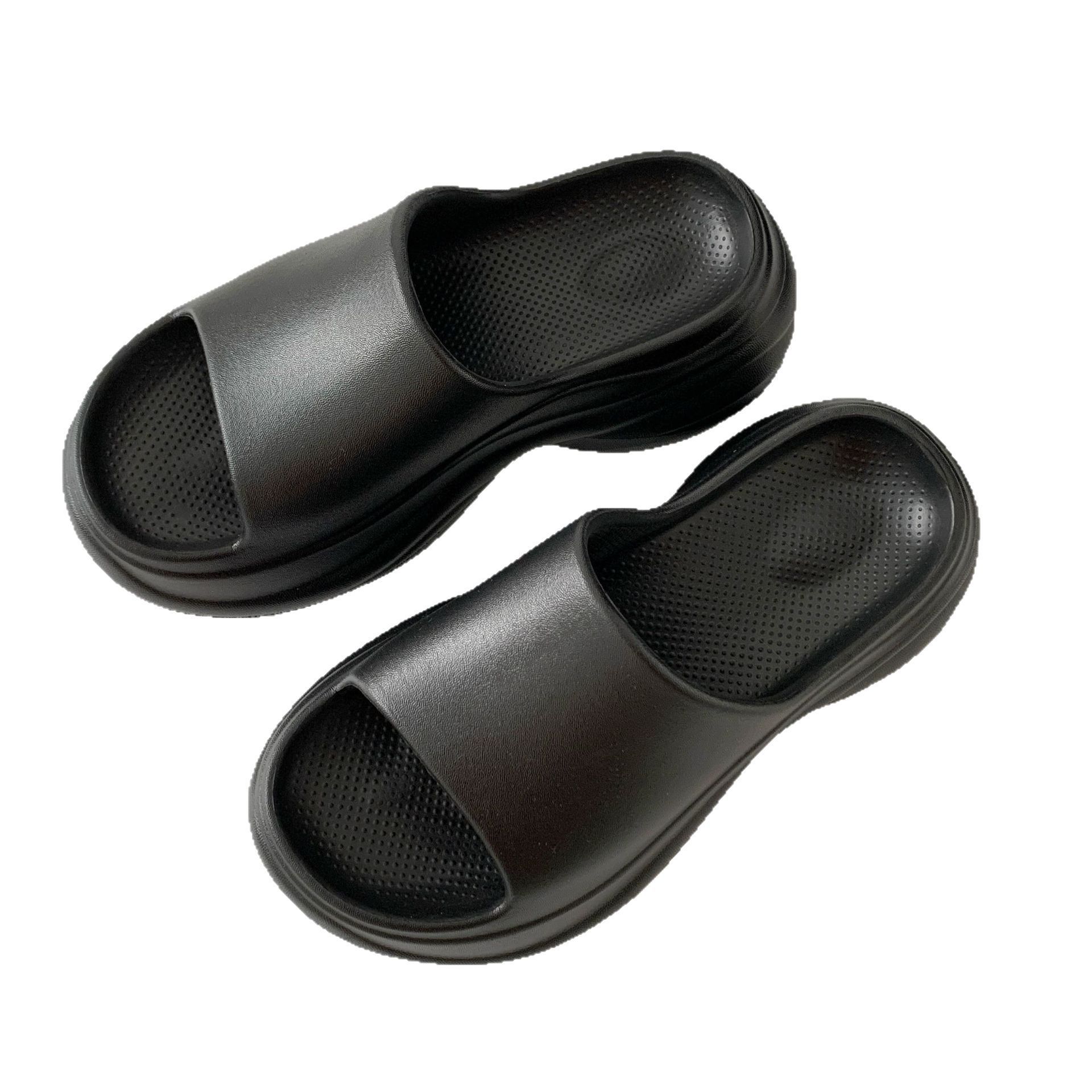 Women's Summer Slippers EVA Non-Slip Thick Soled Height Increasing Fashionable Versatile Home Wear High-End_vogvips.com