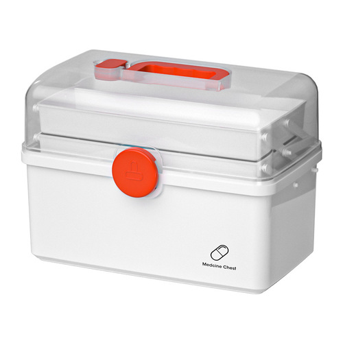 Medicine box home medical first aid home large-capacity medicine box storage medical box small medicine medicine box