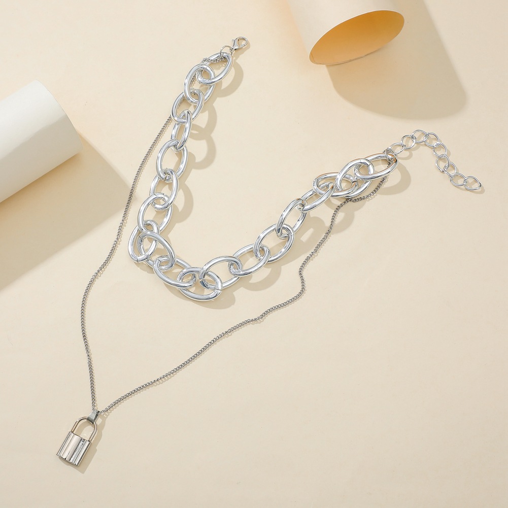 Fashion U Shape Iron Plating Unisex Necklace 1 Piece