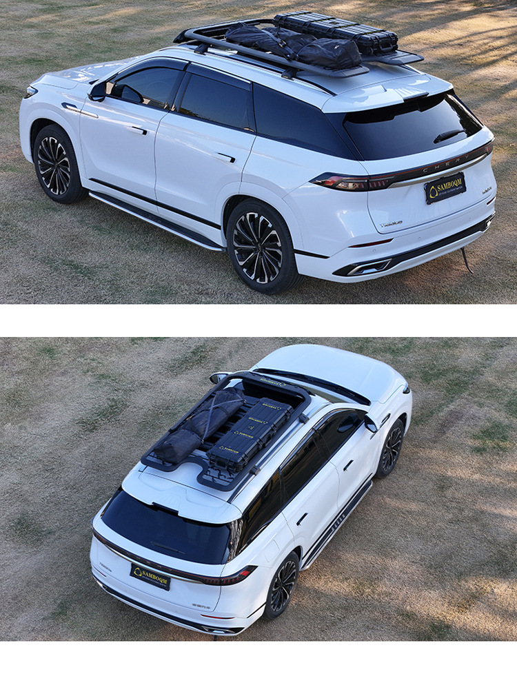 Chery Tiggo 9 Roof Rack Ladder Side Tent Roof Box Outdoor Off-Road Modified Roof Platform