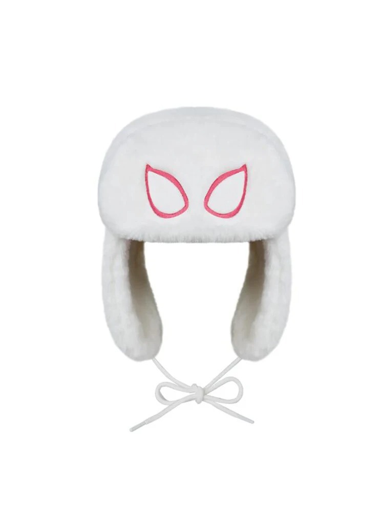 Inventario transfronterizo otoño y invierno nuevo gorro de dibujos animados engrosado para hombres y mujeres lindos gorro de protección de oídos caliente gorro de pelusa fría gorra