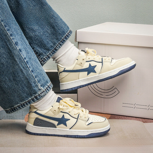 Men's Casual Shoes 2024 Autumn/Winter Board Sneakers Couples Shoes One for Men and One for Women National Trend Versatile Sports Shoes
