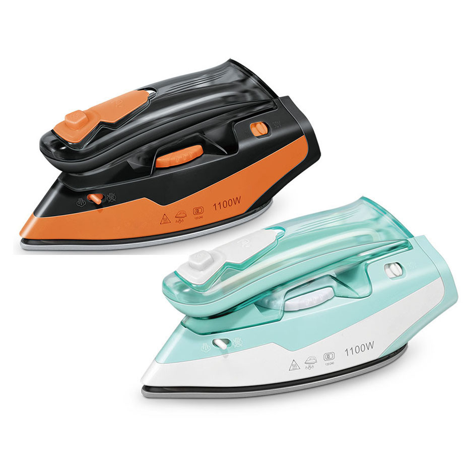 Plancha de presión ancha, máquina de planchar con un botón, plancha de asa plegable, plancha de vapor de mano portátil de presión variable