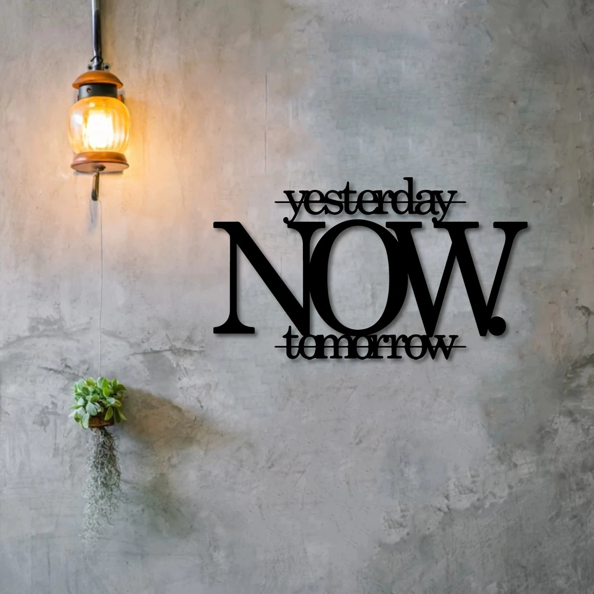 Настенный декор в стиле искусства «Вчера, сейчас, завтра», английский настенный декор для дома, литературный черный фон, украшение на стену