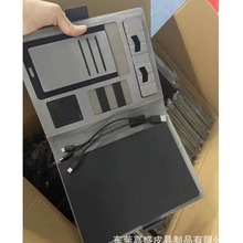 现货A5封面无线充电多功能8000毫安电源记事带隐形手机支架记事本