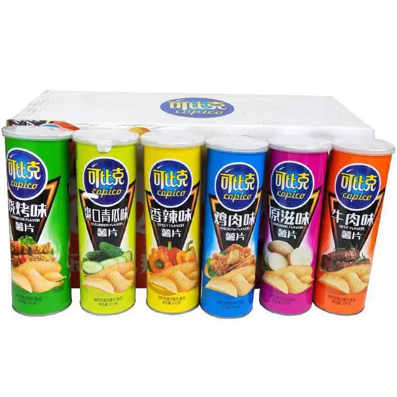 Kebick 105 г бочка Daliyuan kebick картофельные чипсы закуска томатный вкус большой бочонок кебик полная коробка оптом