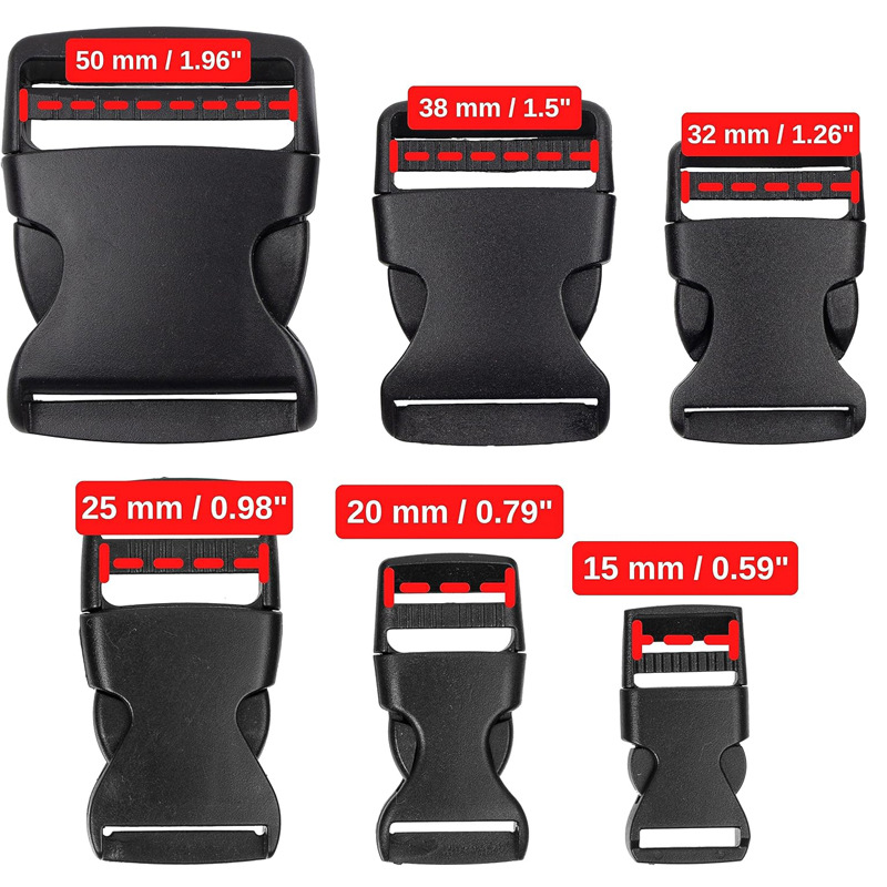 Wholesale plastic hook and loop fasteners for bags, backpacks, waist bags, clasps, straps, zipper pulls, accessories for school bags