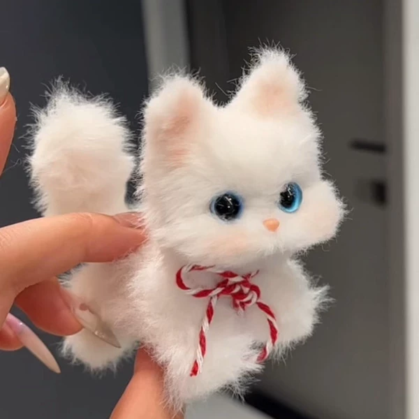 Scarf, materials set, kitten