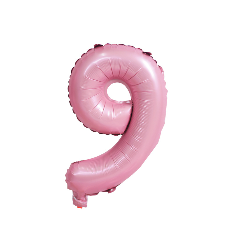 16 -inch pink number 9