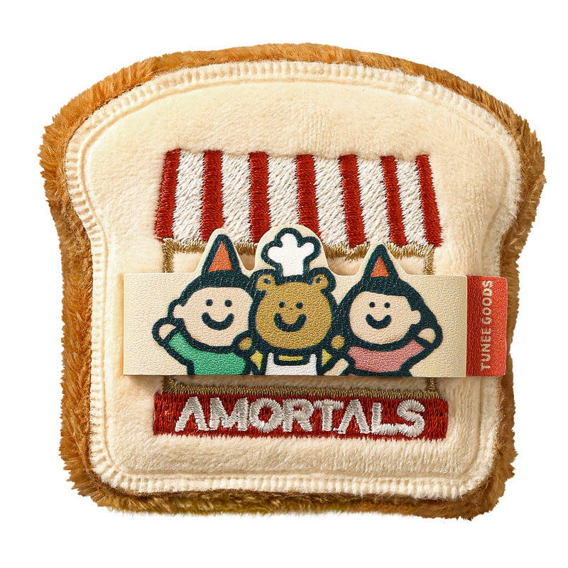 Пудровый порыв (TUNEE GOODS x AMORTALS) хлебная серия, флисовая бархатная двойная нашивка, размер L