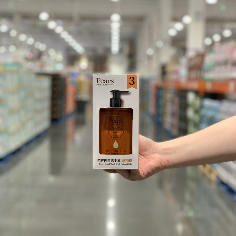 Costco Purchases Pear Brand Amber Orange Hand Sanitizer 250ml*3 Natural Plant Extract Ingredients for Cleaning