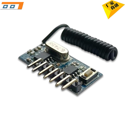 Superheterodyne Wireless Decoding Receiver Module 4-Channel High-Level Output 433 Learning Remote Switch Module