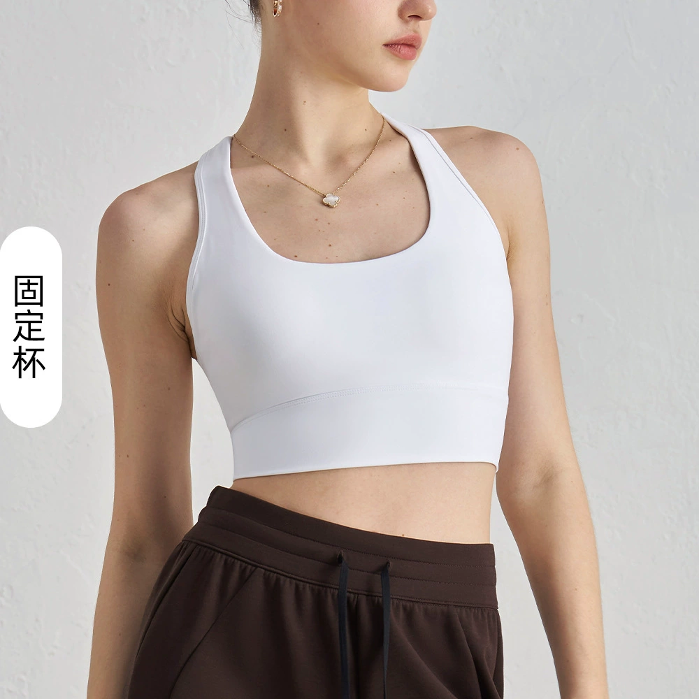 Спортивный бра, противоударное поддерживающее бельё, одежда для йоги, майка, красивая спинка