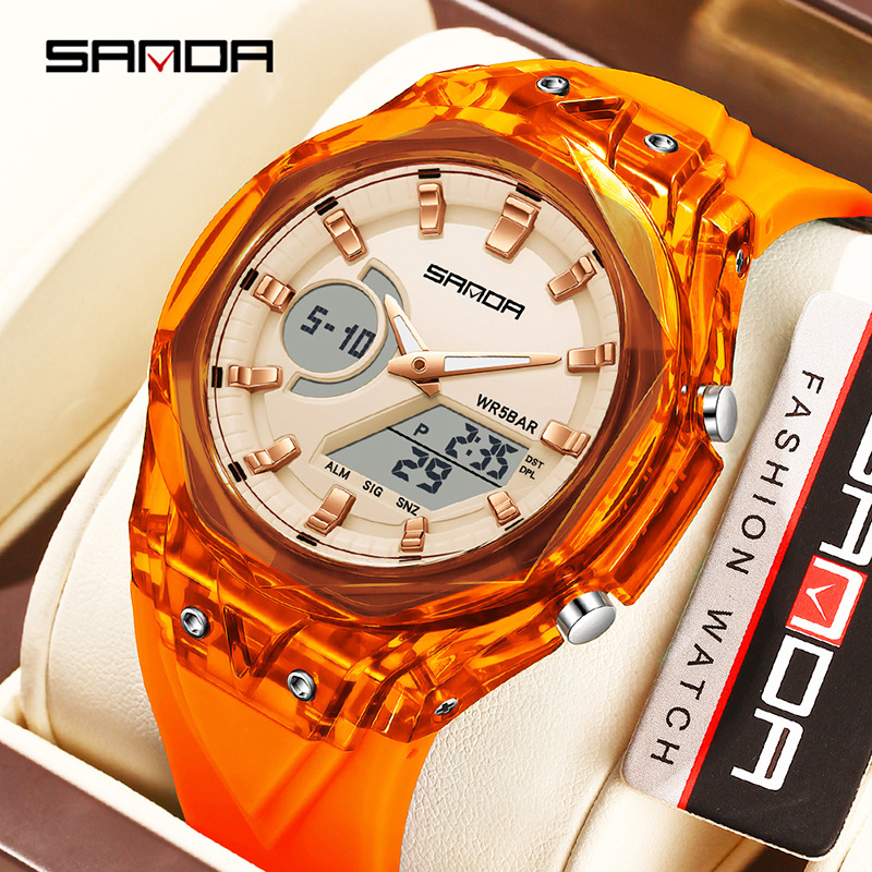 SANDA reloj multifuncional sonno, reloj de despertador, reloj de estudiantes, cuenta regresiva, reloj electrónico transfronterizo