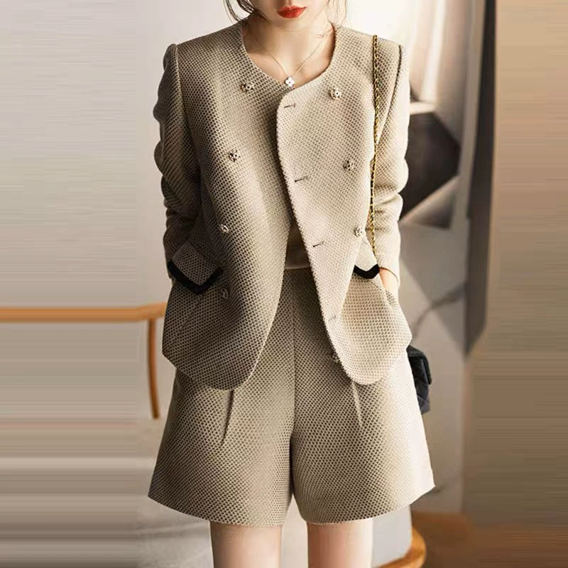 Высококачественный темпераментный маленький ароматный пиджак из двух частей