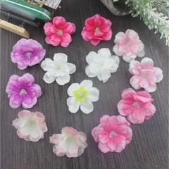 Handmade fake flowers, peach blossoms, cherry blossoms, peach blossom petals, wedding sprinkles, wedding decorations, road decoration flowers wholesale