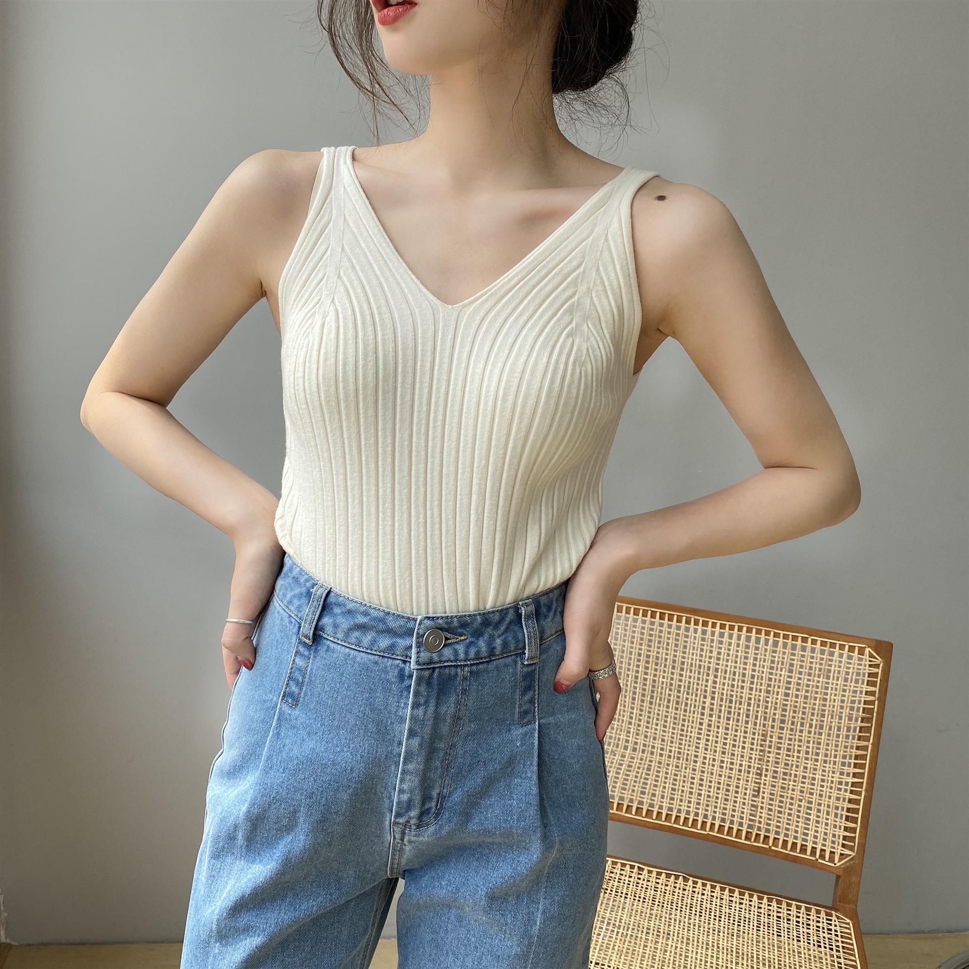 Retro sexy tank top sleevless