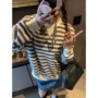 圆领宽松撞色新款卫衣