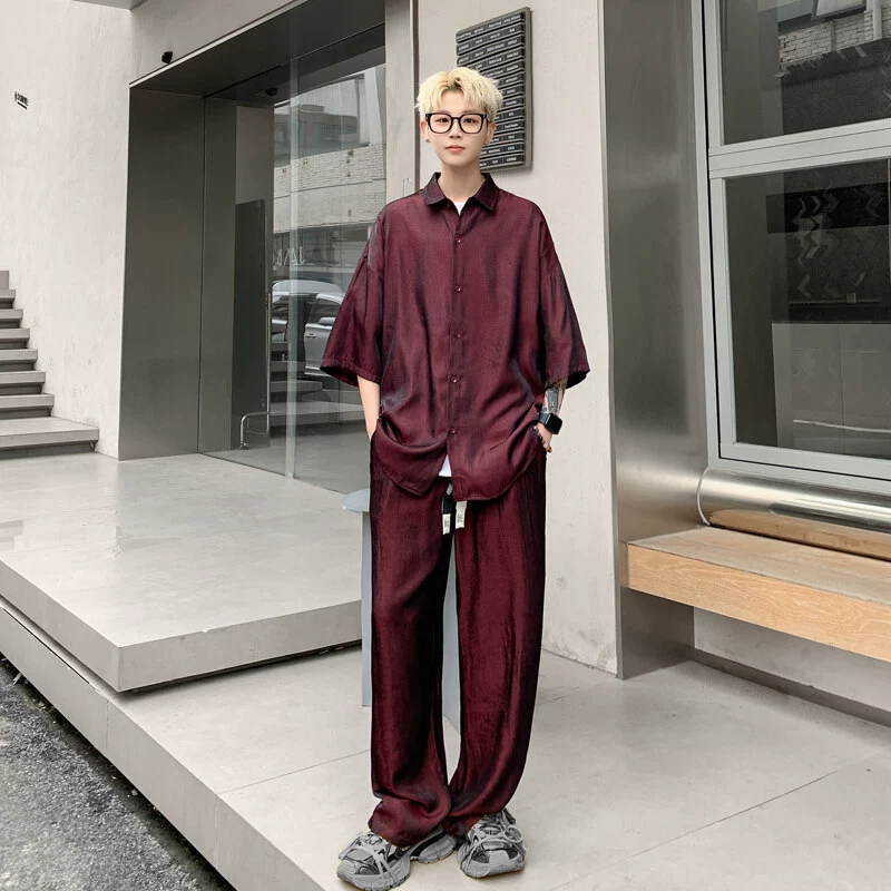 Большое количество отличного мужского костюма из ледяного шелка CP69TZ-Special p60