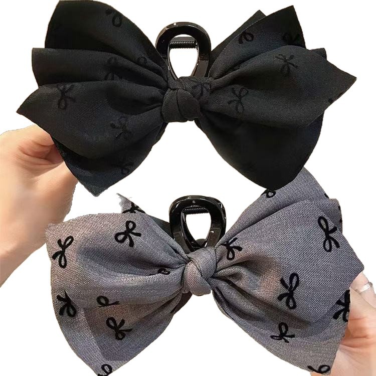 Vintage haarclip met strik voor dames haarklem met klem_voghion.com