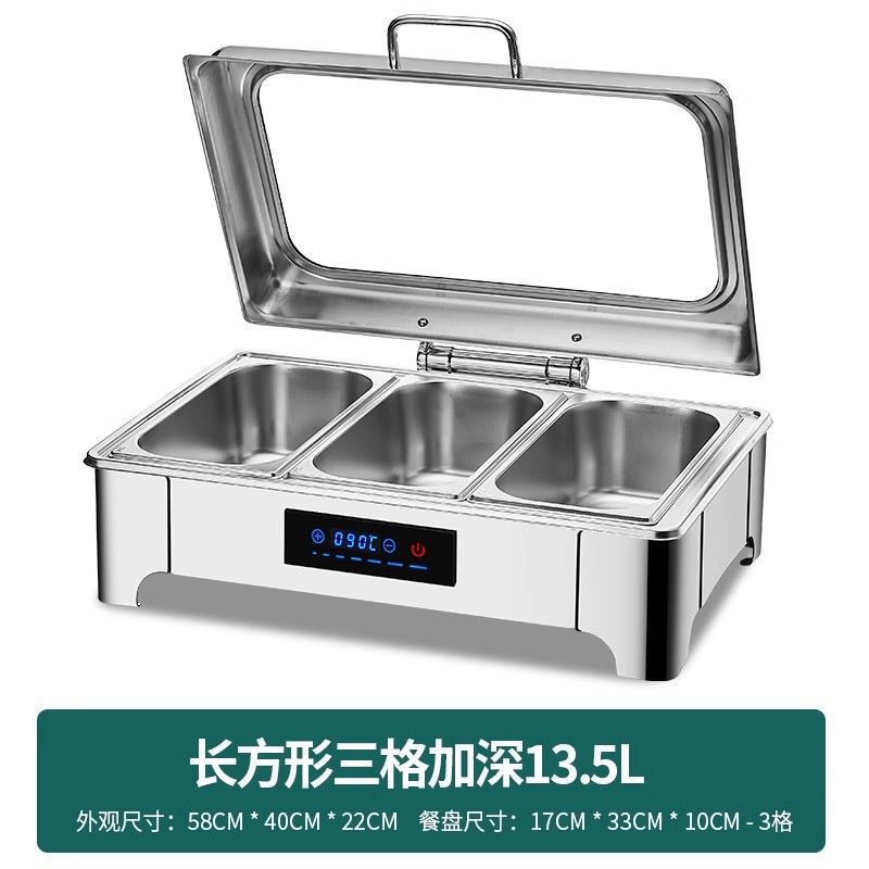 horno hidráulico de acero inoxidable estufa de buffet estufa de aislamiento térmico visible estufa de buffet estufa de desayuno de calefacción eléctrica estufa de aislamiento térmico