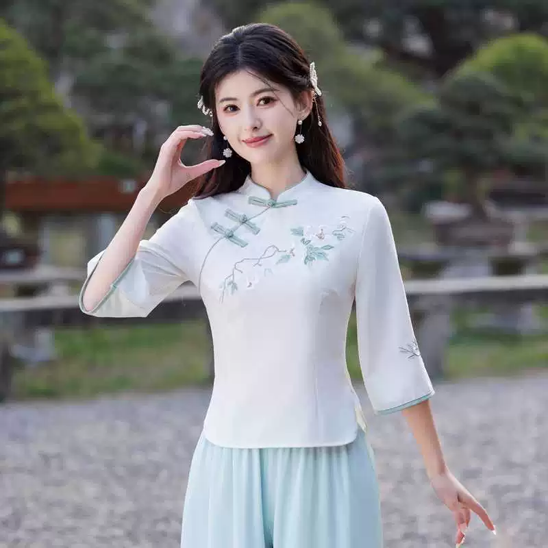 Новый китайский топ в китайском стиле