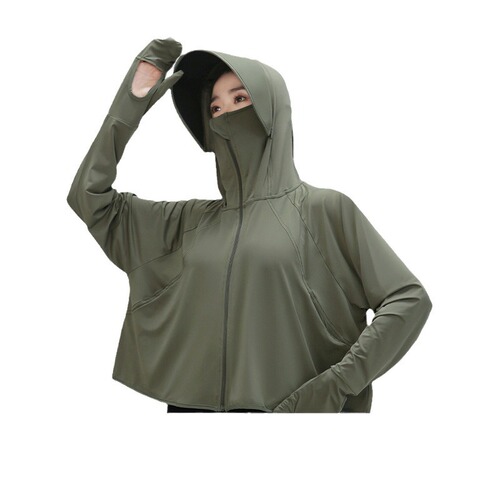 Sunscreen clothing for women customization new summer thin shirt ice silk cardigan UV jacket breathable sunscreen clothing