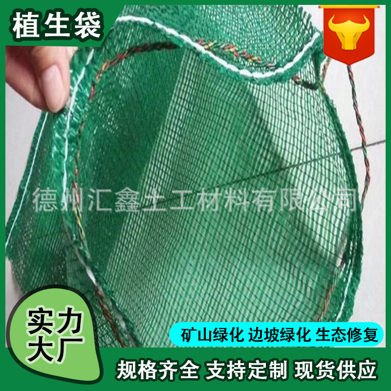 植生袋 40*60  网眼袋 带草籽植生袋 山体绿化护坡植草袋批发