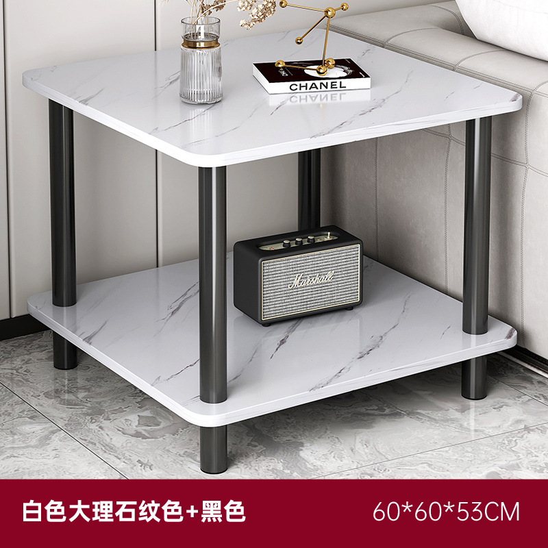 沙发边几客厅家用小户型双层小茶几现代简约置物架简易侧边小桌子|undefined