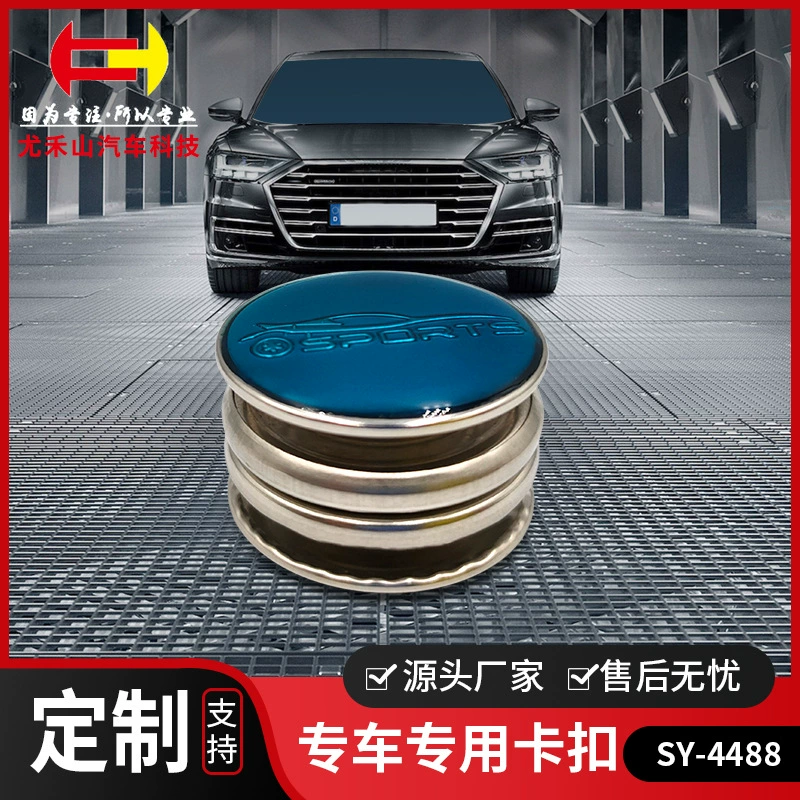 Новый металлический фиксированный автомобильный коврик для ног, ковер с фиксированной пряжкой, двухслойный коврик для ног, универсальный автомобильный коврик для ног, пряжка