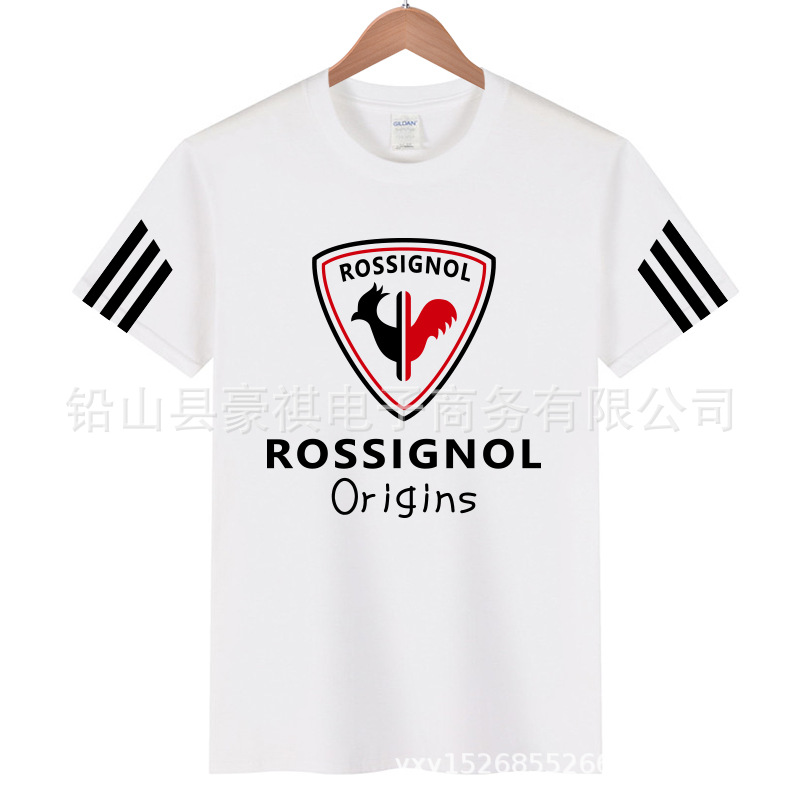 Summer round neck T-shirt with printed T-shirt and cotton lettering for both men and women_voghion.com