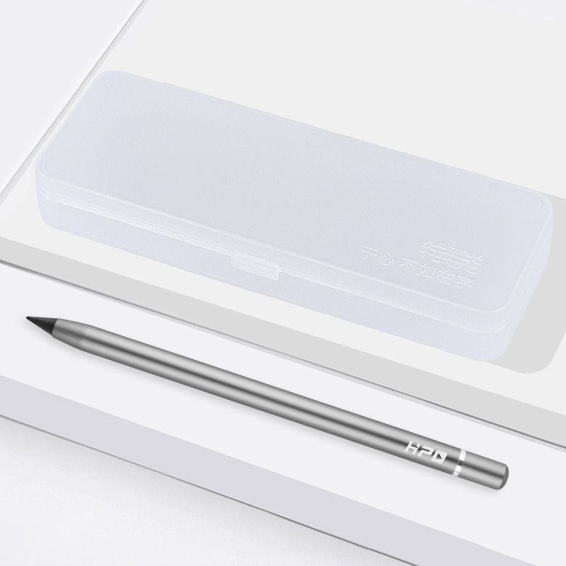 Transferencia autor borrable eterno lápiz aleación de aluminio varilla bosquejo pintura estudiante caligrafía práctica graduación temporada regalo bosquejo