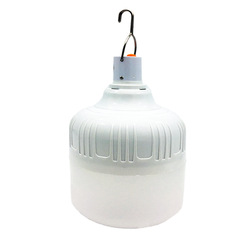 Portable power failure home charging emergency night market mobile stall lighting floor stall lithium LED bulb outdoor light