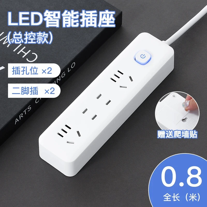 Гнездо серии Mi with USB бытовая много-розетка, длинная линия, независимый переключатель, плата с проводом, пористый трек