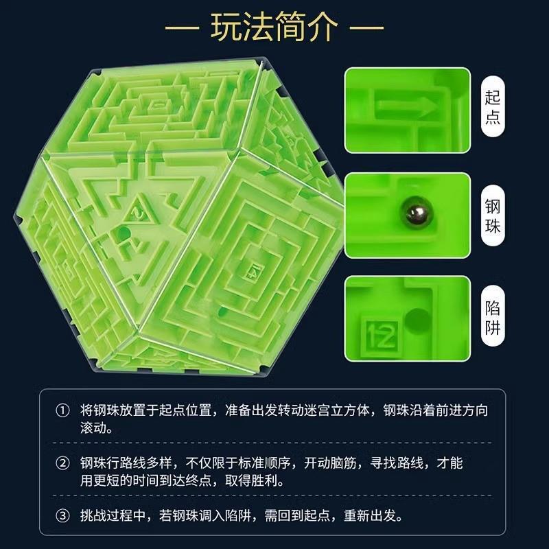 燃える脳 3D 立体迷路 ルービックキューブ ボール 子供のおもちゃ 知能開発トレーニング 集中力|undefined