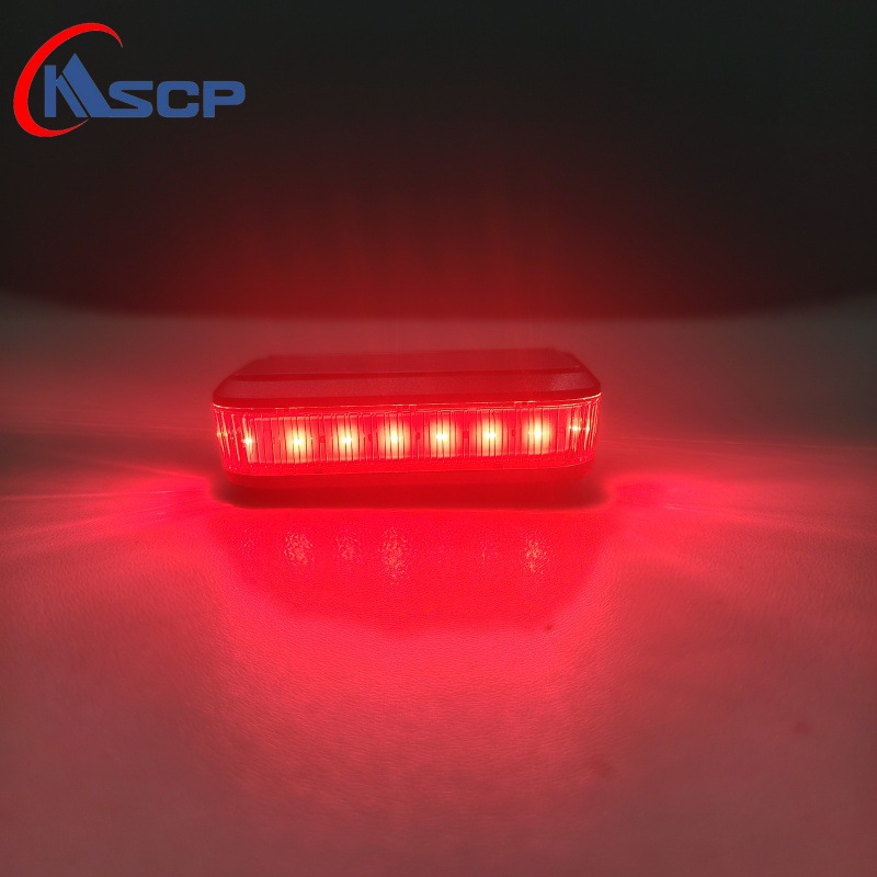 Luz trasera transfronteriza de carretera de montaña Luz trasera de carga solar de bicicleta Luz trasera de viaje nocturno Luz de aviso Equipo de viaje