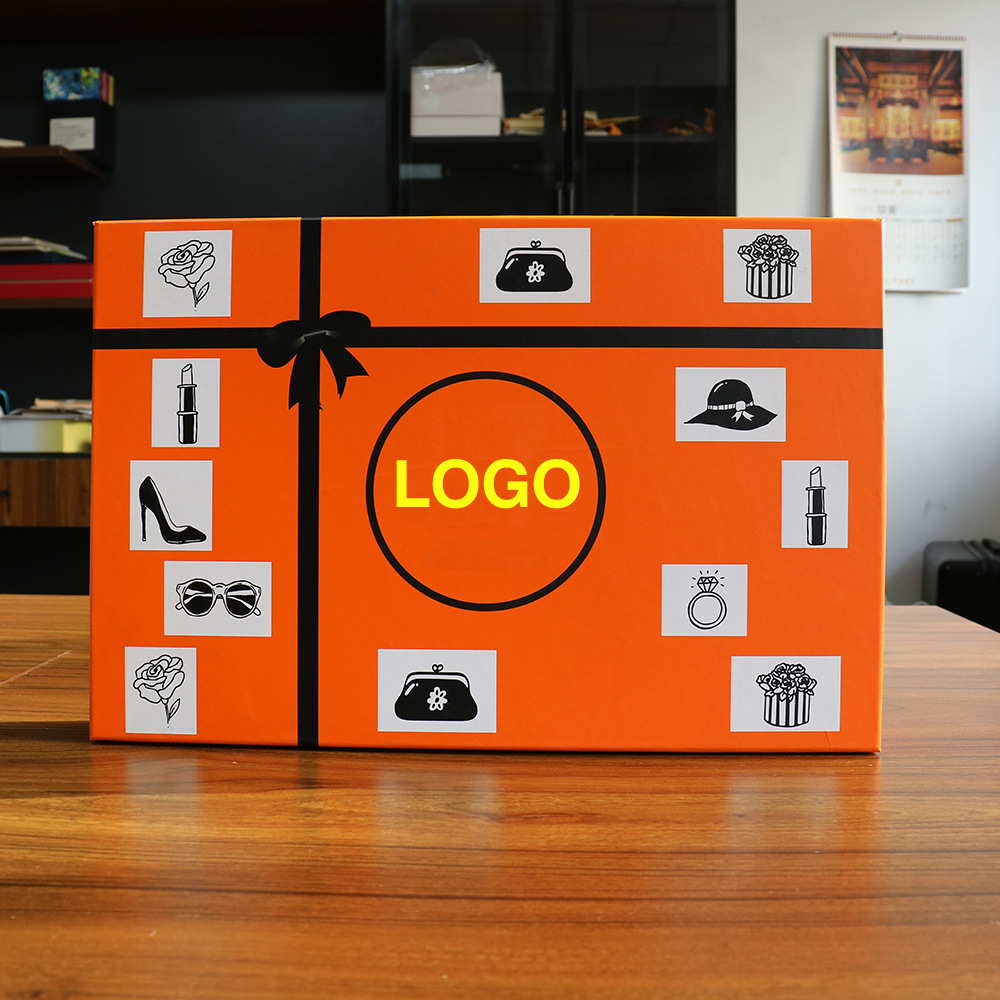 定制礼盒小批量定做天地盖礼物盒加印logo化妆品盒子生日伴手礼盒