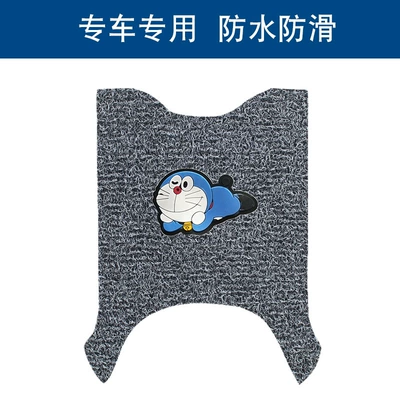 mat modification accessories, Motorcycle pedals - black-and-gray-doraemon-thickness-14mm