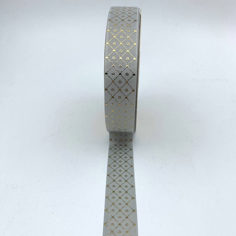 25mm hilo rombo Plaid bar bandeja cinta hecha a mano DIY cinta flor caja de regalo embalaje cinta de fijación de calor impresión