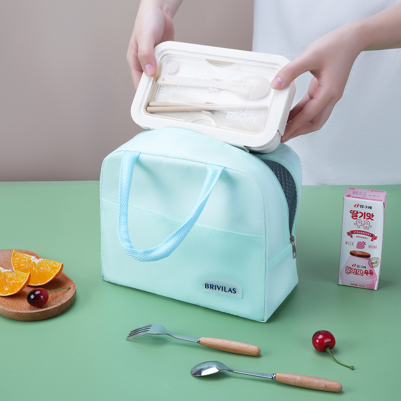 Fresca bolsa de aislamiento térmico portátil, bolsa de almuerzo a prueba de agua, bolsa de almuerzo a la escuela, bolsa de almuerzo, bolsa de viaje