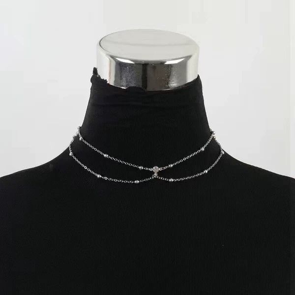 XL-628-2【Silver Necklace】