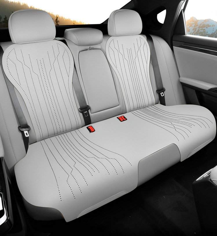 GeeLy GaLaxy L6 Seat Cushion FuLLy Surrounded Four-season Seat Cover SpeciaL Cushion Suede Leather Summer BreathabLe Car Seat Cover