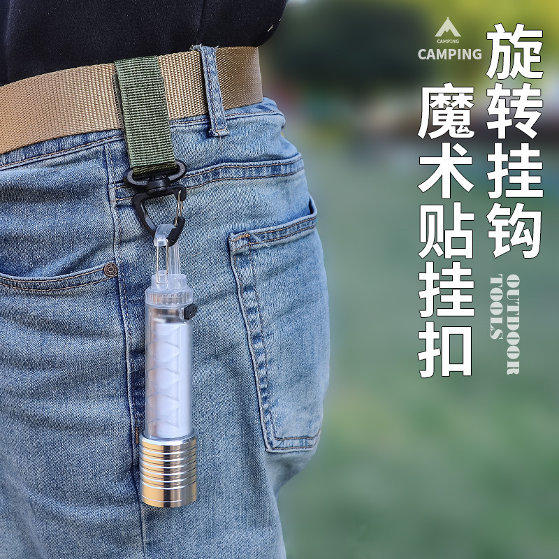 Outdoor Single-Point Triangle Buckle Rotating Nylon Eagle Beak Webbing Buckle Hook Keychain Belt Carabiner Multi-Function Hook