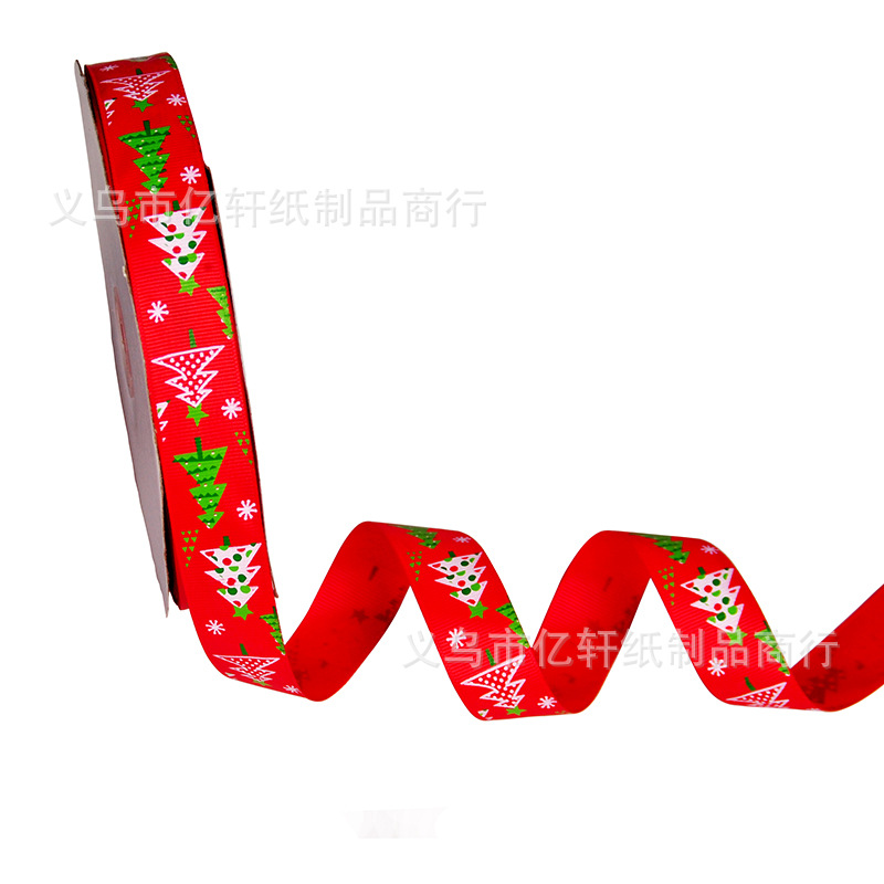 2,5 CM regalo de Navidad embalaje de oro cinta arco atado flores Cinta grande rollo pequeño rollo opcional